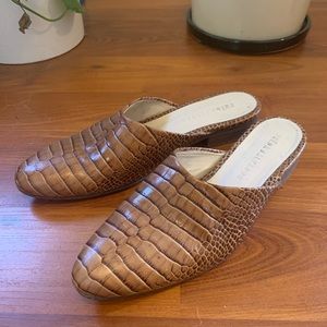 Freda Salvador faux snakeskin mules